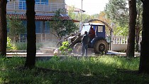 BELEDİYE TEMİZLİK İŞLERİ EKİPLERİNİN ÇALIŞMALARI SÜRÜYOR