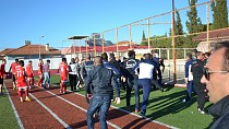 Ayvalıkgücü Belediyespor maçı sonrasında olaylar çıktı  - haberi