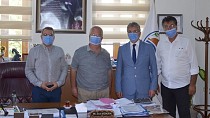 Başkan Hasan Arslan’dan Gömeç Belediye Başkanı Himam’a ziyaret - haberi