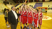 Burhaniye Belediyesi U 14 Kız Basketbol Takımı şampiyon - haberi