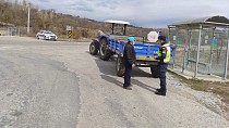 Jandarma 1222 Traktörü Denetledi  - haberi