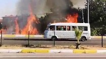 Mıhlı’daki yangın vatandaşlar ve itfaiye ekiplerince kısa sürede söndürüldü  - haberi