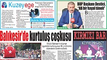 07.09.2018 Tarihli Gazetemiz