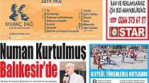 09.09.2019 Tarihli Gazetemiz