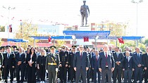 Edremit’te Cumhuriyet’in 101. yılı kutlamaları coşkuyla başladı