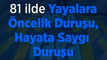 81 İLDE YAYALARA ÖNCELİK DURUŞU, HAYATA SAYGI DURUŞU GERÇEKLEŞTİRİLİCEK