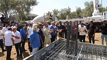 ALTINOLUK'TA TAZİYE VE KÜLTÜR EVİ'NİN TEMELİ ATILDI