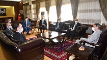 BAGİAD Yönetim Kurulu Üyeleri Vali Hasan Şıldak'a hayırlı olsun ziyaretinde bulundu