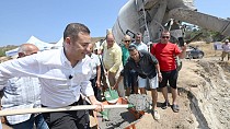 BAŞKAN AKIN, AVŞA CEMEVİNİN TEMEL ATMA TÖRENİNE KATILDI