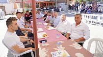 BAŞKAN ERGİN, BAĞYÜZÜ’NDE ŞEHİTLER VE GAZİLER İÇİN DÜZENLENEN HAYIRA KATILDI