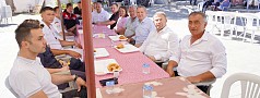 BAŞKAN ERGİN, BAĞYÜZÜ’NDE ŞEHİTLER VE GAZİLER İÇİN DÜZENLENEN HAYIRA KATILDI