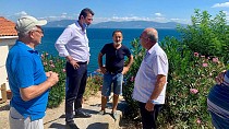 BAŞKAN TOSUN, ASKENT SİTESİNDE GERÇEKLEŞTİRİLEN ÇALIŞMALARI YERİNDE İNCELEDİ