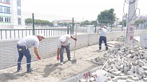 BURHANİYE BELEDİYESİ SAHADA ÇALIŞMALARINI SÜRDÜRÜYOR