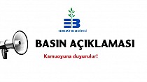 EDREMİT BELEDİYE BAŞKANLIĞI’NDAN BASIN AÇIKLAMASI