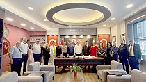 CHP EDREMİT İLÇE BAŞKANLIĞI’NDAN BELEDİYE BAŞKANI MEHMET ERTAŞ’A ZİYARET
