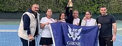 EDREMİT GİRNE KOLEJİ KÜÇÜK KIZ TENİS TAKIMI İL ŞAMPİYONU OLDU