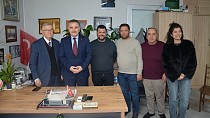 EDREMİT KAYMAKAMI ODABAŞ'TAN ESNAF ODALARINA ZİYARET