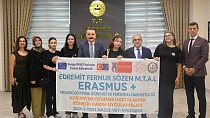 EDREMİT'Lİ ÖĞRENCİLER STAJ İÇİN İTALYA'YA GİTTİ - haberi