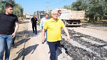 BAŞKAN DEVECİLER BÜYÜKŞEHİR BELEDİYESİ TARAFINDAN BAŞLATILAN PELİTKÖY SAHİL YOLU ÇALIŞMALARINI YERİNDE İNCELEDİ