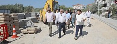 EDREMİT’TE YOL SEFERBERLİĞİ SÜRÜYOR