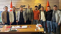 HAVRAN'LI CHP'Lİ GENÇLERDEN İL BAŞKANI ERDEN KÖYBAŞI'NA ZİYARET