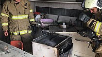 Kadıköy’de bulaşık makinası yangın çıkardı - haberi