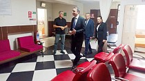 KAYMAKAM ENGİN’DEN, İLÇE SAĞLIK MÜDÜRLÜĞÜ, DEVLET HASTANESİ VE DİŞ HASTANESİNE ZİYARET