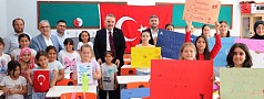 KAYMAKAM ODABAŞ VE İLÇE MİLLİ EĞİTİM MÜDÜRÜ ESMEN’DEN TÜGVA YAZ OKULU KURSLARINA ZİYARET