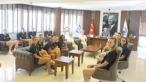 KÖRFEZİN İNCİLERİNDEN BAŞKAN DEVECİLER’E ZİYARET