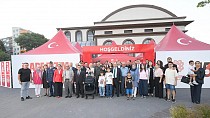 REKTÖR OĞURLU, 15 TEMMUZ ANMA ÇADIRINI ZİYARET ETTİ