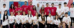 ÖZEL OLİMPİYATLAR TÜRKİYE EGE BÖLGE OYUNLARI BÜYÜK BİR HEYECAN VE COŞKUYLA GERÇEKLEŞTİRİLDİ