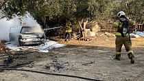 Park halindeki araç yandı - haberi