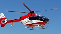 Ambulans helikopter 74 yaşındaki hasta için havalandı  - haberi