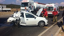Ayvalık'ta trafik kazası - haberi