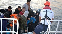 Ayvalık’ta 22 göçmen Sahil Güvenlik ekiplerine yakalandı  - haberi