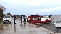 Ayvalık’ta şiddetli rüzgar balıkçıları vurdu  - haberi