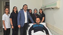 Balıkesir Devlet Hastanesi’nde bir İLK, Sırt Üstü Böbrek Taşı Ameliyatı - haberi