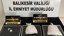 BALIKESİR EMNİYETİ, KOKAİN VE METAMFETAFİN ELE GEÇİRDİ - haberi