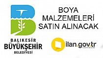 BOYA MALZEMELERİ SATIN ALINACAK - haberi