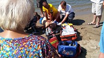 Burhaniye’de boğulma tehlikesi geçiren vatandaşı itfaiye kurtardı - haberi