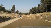 Çile yolunda inşaat hızla devam ediyor - haberi