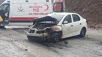 Dursunbey Akbaşlar Rampasında Kaza, 1 Yaralı  - haberi