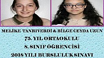 Edremit’te 75. Yıl Ortaokulu’ndan 2 öğrenci bursluluk sınavında Türkiye birincisi oldu  - haberi