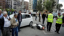 Edremit’te bayan motosiklet sürücüsü ağır yaralandı  - haberi