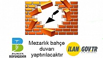 Mezarlık bahçe duvarı yaptırılacaktır - haberi