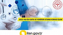 SAĞLIK BAKANLIĞI 2023 YILI İLK DEFA VE YENİDEN ATAMA KURASI - haberi